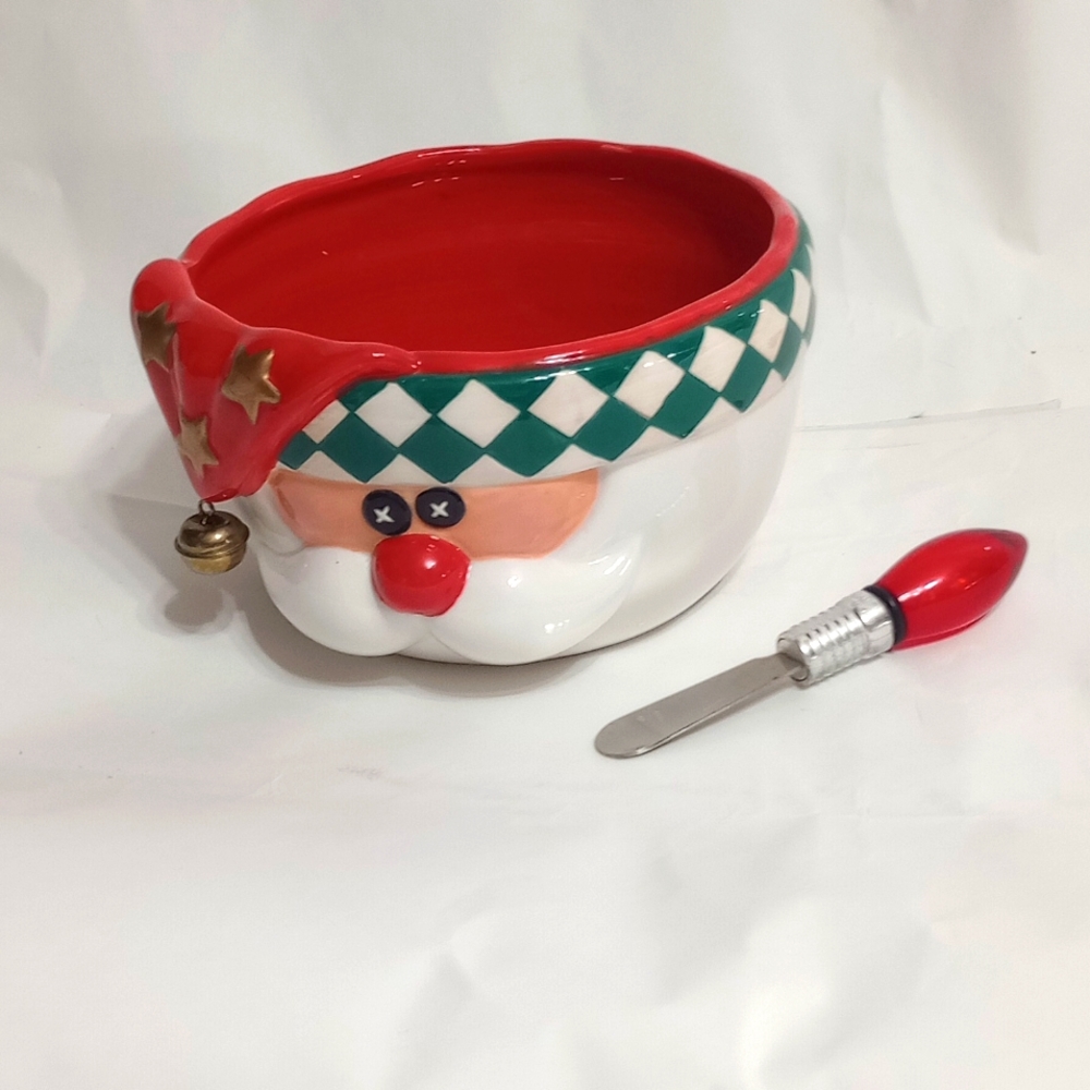 Santa serving dish